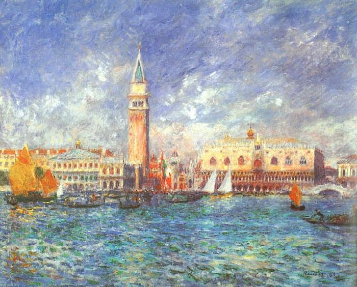 Pierre-Auguste Renoir Venice Norge oil painting art